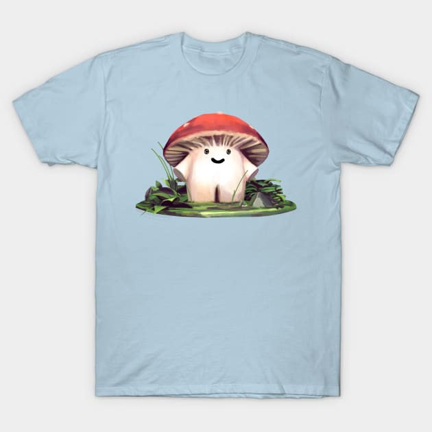 Tiny Mushroom T-Shirt by jboyano
